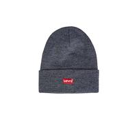 Levi's Red Batwing Embroidered Beanie, Cuffia Uomo, Grigio (Regular Grey), Taglia unica