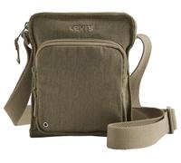 Levi's - Borsa a tracolla grigio chiaro piccola in tela con logo tono su tono One Size
