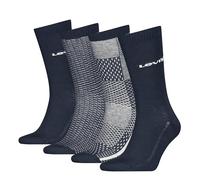 Levi's Regular Cut Denim Giftbox Classic Sock Unisex - Adulto (Pacco da 4)
