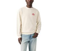 Levi's Relaxd Graphic Crew LS&Co Egret Graphic