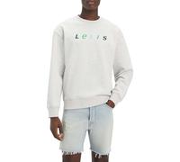 Levi's Relaxd Graphic Crew, Maglia di tuta Uomo, Light Heather Gray, XS