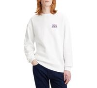 Levi's Relaxd Graphic Crew, Maglia di tuta Uomo, Tie-dye Sw Crew White, L