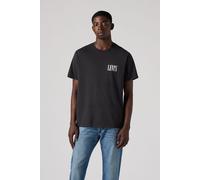 Levi's T-shirt Relaxed Fit taglio comodo con logo serif Nero S