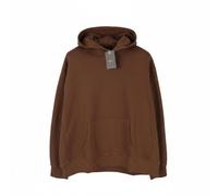 Levi's Relaxed Fit Uomo Felpa XL Marrone Canguro Tasca Etichetta Rossa Logo