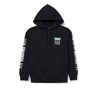 Levi's Relaxed Graphic Sweatshirt, Felpa con cappuccio Uomo, Button Fly Hoodie Vw Caviar, L