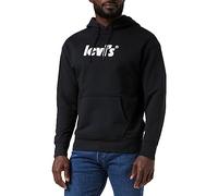 Levi's Relaxed Graphic Sweatshirt, Felpa con cappuccio Uomo, Poster Caviar, S