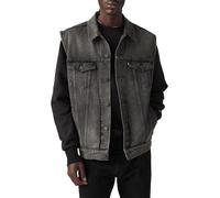 Levi's - Gilet Trucker - Gilet Denim Jeans Uomo Nero Uomo Levis - - Jackets - Uomo - Nero - XL