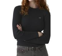 Levi's Felpa Rib Crew Maniche corte Donna Antracite/Antracite Notte L