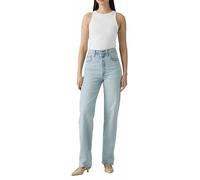 Levi's Jeans Ribcage Full Length dritti lavaggio chiaro Donna 28W x 32L