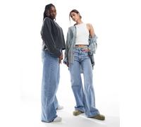 Levi's - Ribcage - Jeans a fondo ampio lavaggio blu chiaro W28 L30