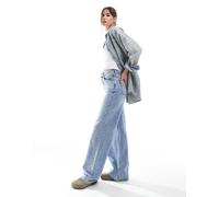 Levi's - Ribcage - Jeans a fondo ampio lavaggio blu chiaro W28 L32