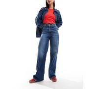 Levi's - Ribcage - Jeans con fondo ampio blu navy a vita alta W29 L30