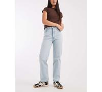 Levi's - Ribcage - Jeans dritti alla caviglia blu chiaro W28 L29
