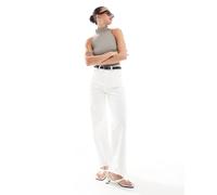 Levi's - Ribcage - Jeans dritti alla caviglia écru-Bianco W30 L27