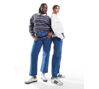 Levi's - Ribcage - Jeans dritti alla caviglia lavaggio scuro-Blu navy W29 L29