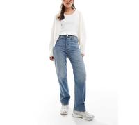 Levi's - Ribcage - Jeans dritti alla caviglia lavaggio vintage-Blu W28 L29