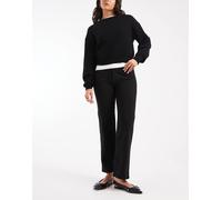 Levi's Ribcage Straight Ankle Jeans, Black Heart, 26W / 29L Donna
