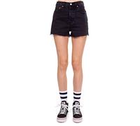 Levi's Ribcage Shorts, Pantaloncini Donna, Black Lake, 24