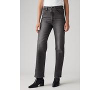 Levi's Ribcage Straight Ankle Black Worn In Taglia: W28L29 | Jeans straight fit Outlet | Donna | Nero
