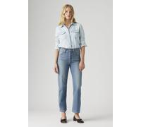 Levi's Ribcage Straight Ankle Cotton Linen Jeans Blue Taglia: W29L31 | Pantaloni Outlet | Donna | Bianco