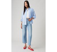 Levi's Ribcage Straight Ankle Cotton Linen Jeans Med Indigo Taglia: W30L29 | Jeans straight fit Outlet | Donna | Bianco