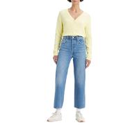 Levi's Ribcage Straight Ankle Jeans, Dance Around, 30W / 29L Donna
