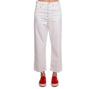 LEVI'S ® Jeans 'RIBCAGE STRAIGHT ANKLE' bianco denim, Taglia 25 Lunghezza 29