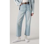 Levi's Ribcage Straight Ankle Jeans Light Indigo Taglia: W27L27 | Jeans straight fit Outlet | Donna | Blu