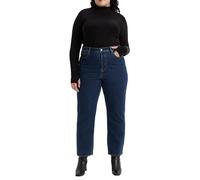 Levi's Ribcage Straight Ankle Jeans, Salsa Dark Stone, 25W / 31L Donna