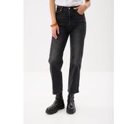 Levi's - RIBCAGE STRAIGHT ANKLE MED INDIGO - WORN IN Nero - Abbigliamento 29 X 29 Nero