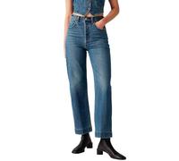 Levi's Ribcage Straight Ankle Tailored Jeans, Jeans Donna, Valley View Clean, 31W / 27L