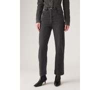 Levi's Ribcage Straight Jean With Tailored Ankle In Black Taglia: W28L27 | Jeans straight fit Outlet | Donna | Nero