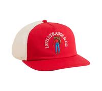 Levi's - Saddleman Trucker Cap - - Accessories - unisex - Rosso - ONE SIZE