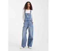 Levi's - Salopette blu chiaro ampia in denim S