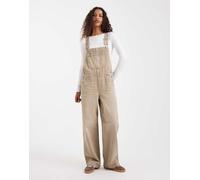 Levi's - Salopette color crema ampia in denim-Neutro M