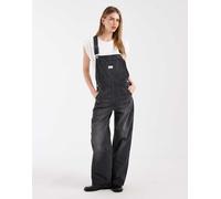 Levi's salopette in denim nera-Nero M
