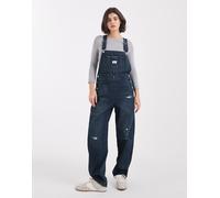 Levi's - Salopette vintage fit in denim blu scuro con effetto invecchiato S