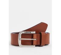 Levi's - Seine - Cintura in pelle marrone con logo 120 cm
