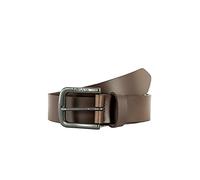 Levi's - Seine - Cintura in pelle marrone con logo 85 cm