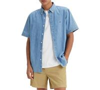 Levi´s ® Authentic Short Sleeve Shirt Blu S Uomo