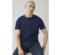 Levi's SS HM Henley Maglietta, True Indigo Dark Ind, M Uomo
