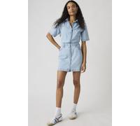 Levi´s ® Logan Western Short Sleeve Dress Blu S Donna