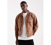 Levi's - Shorthorn - Giacca trucker stile western color cuoio-Marrone L