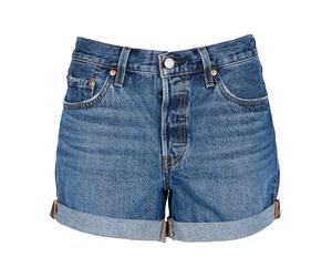 Levi'S Shorts 501 Denim Blu Donna 25