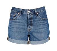Levi's Pantaloncini Jeans 501 Rolled Short Blu Donna 26