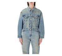 Levi's - Shrunken 90s Trucker - - Jackets - Donna - Blu - L
