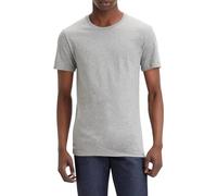 Levi's Maglietta Slim Crewneck 2-pack Uomo Bianco/Grigio sfumato XS