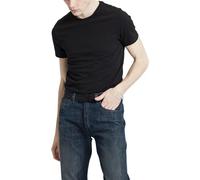 Levi's Slim 2-pack Crewneck Tee, T-shirt Uomo, Black + Black, S