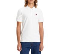 Polo Levi's Slim Hosemark manica corta bianco rosso - L