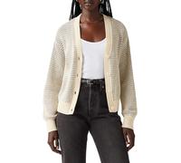 Levi's Snowflake Cardigan Maglione, Butter Cream Stripe, L Donna